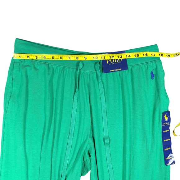 Polo Ralph Lauren Sleep Jogger Green Logo Lounge Pants XL NWT - Picture 8 of 9